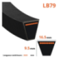 Glatter Keilriemen - Mitsuboshi - LB79
