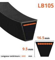 Glatter Keilriemen – Mitsuboshi – LB105