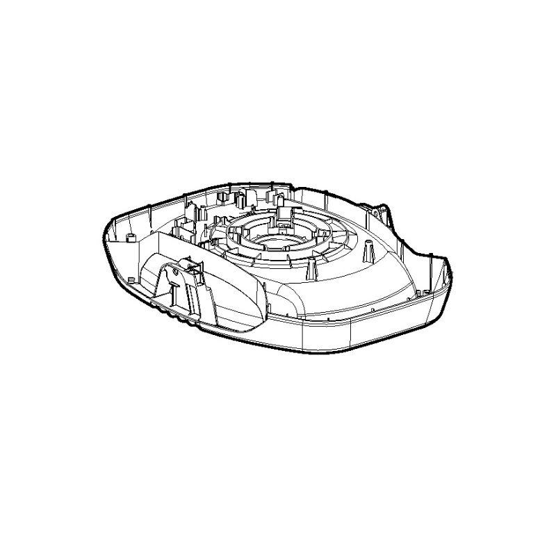 Grijs chassis accu grasmaaier origineel Stiga - GGP - 118811451/0