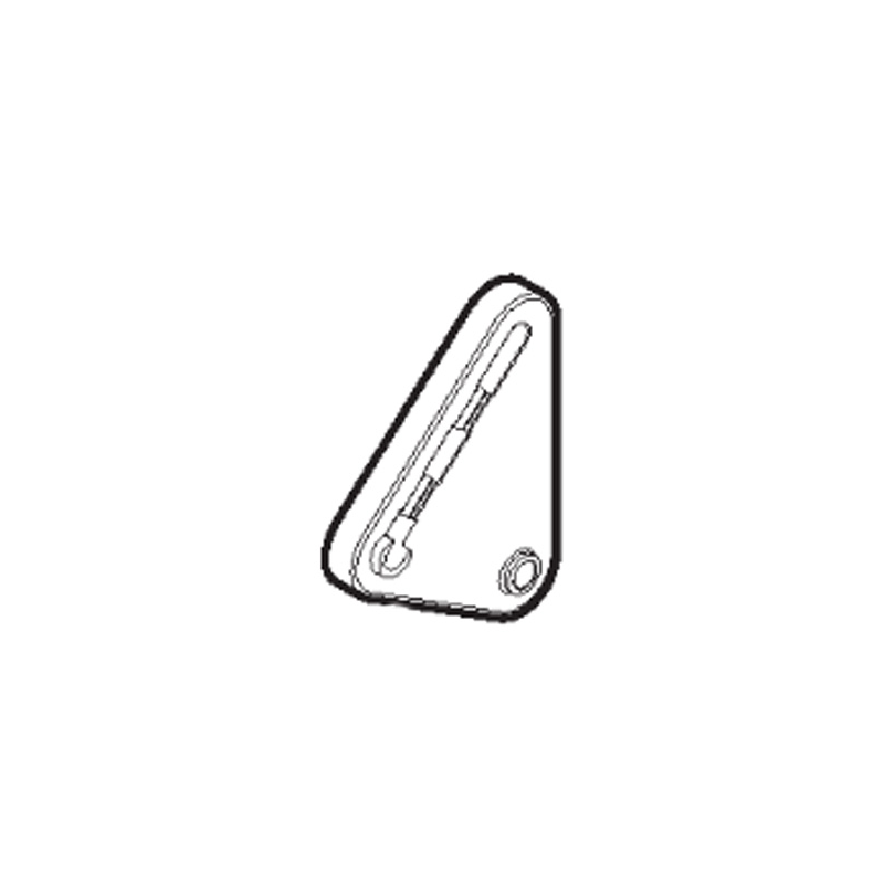 Achterwielsupport voor Stiga grasmaaier 322785448-1 - GGP - 322785448/1 Achterwielsupport voor Stiga grasmaaier 322785448-1 - GGP - 322785448/1