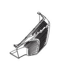 Grass catcher left side Stiga mower - GGP - 322486391/0