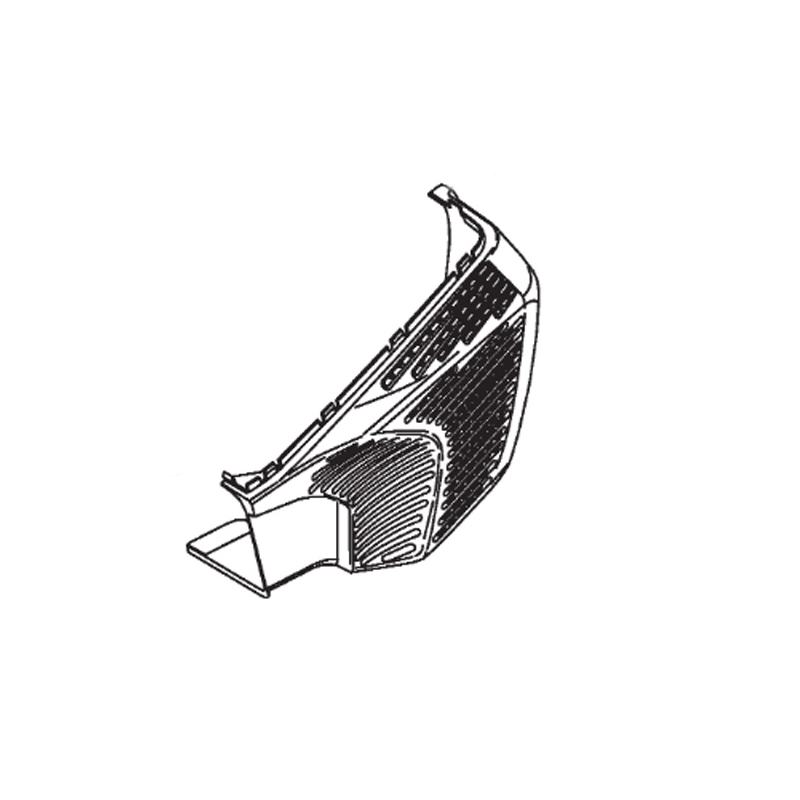 Grass catcher left side Stiga mower - GGP - 322486391/0 Grass catcher left side Stiga mower - GGP - 322486391/0