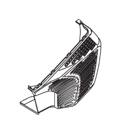 Grass catcher left side Stiga mower - GGP - 322486391/0