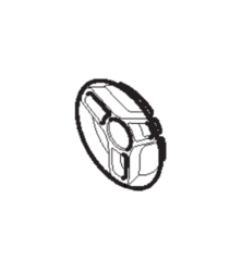 Stiga lawn mower front-rear wheel cover - GGP - 118811093/0