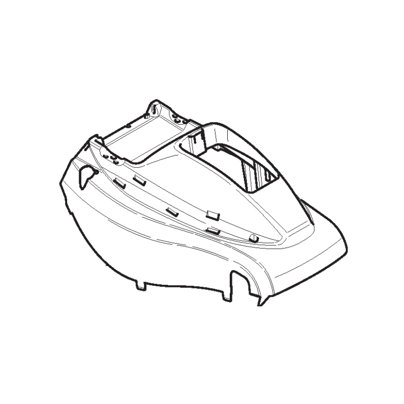 Graue Motorabdeckung für Stiga-Rasenmäher – GGP – 118811096/0 Graue Motorabdeckung für Stiga-Rasenmäher – GGP – 118811096/0