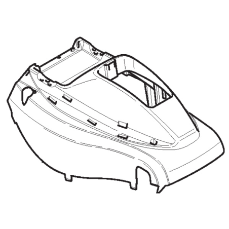 Graue Motorabdeckung für Stiga-Rasenmäher – GGP – 118811096/0