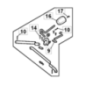 Hendel voor maaihoogte-instelling Stiga - GGP grasmaaier - 118811196/0 Hendel voor maaihoogte-instelling Stiga - GGP grasmaaier - 118811196/0