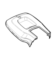 Parte superior bolsa recolectora cortacésped COLECTOR 140 Stiga - GGP - 118811235/0