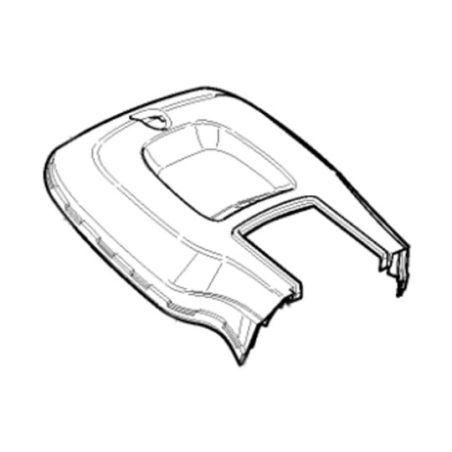 Parte superior bolsa recolectora cortacésped COLECTOR 140 Stiga - GGP - 118811235/0
