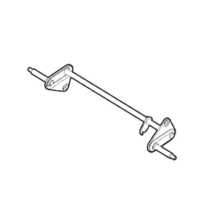 Connecting axle front wheels Stiga mower - Alpina - Mountfield - GGP - 381302937/1