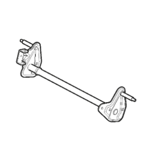 Rear wheel connection axle Stiga mower - Alpina - Mountfield - GGP - 381302855/2