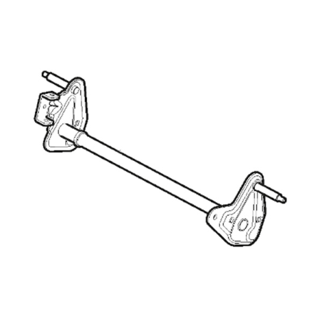 Rear wheel connection axle Stiga mower - Alpina - Mountfield - GGP - 381302855/2