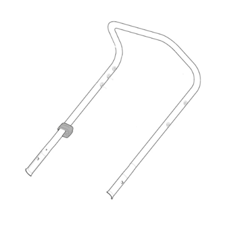 Yellow upper handlebar battery mower COLLECTOR - COMBI Stiga - GGP - 381007646/0