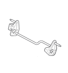 Rear wheel connection axle Collector 543e S Stiga mower - GGP - 381302851/1