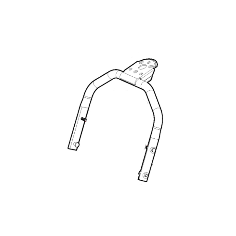 Yellow lower handlebar for Stiga battery lawnmower - GGP - 381007700/0