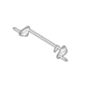 Front wheel linkage shaft for Stiga - GGP - 381302935/1 lawnmower