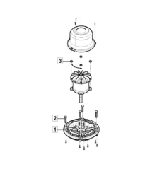 Stiga Rasenmäher-Elektromotor-Baugruppe – Alpina – GGP – 118811281/0