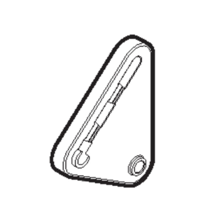 Suporte roda traseira direita cortador de grama Stiga - GGP - 322785450/1