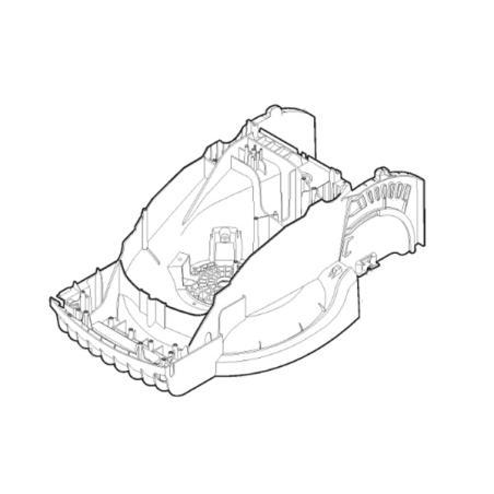 Chassis gris tondeuse à gazon Stiga - GGP - 322066783/0