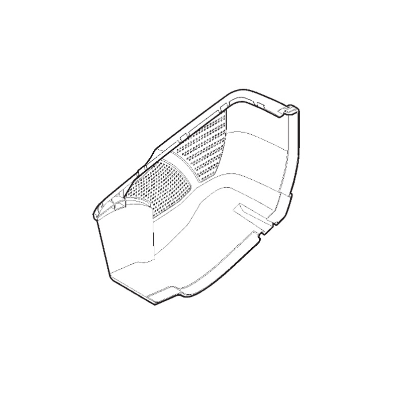 Lower collection bag right part Stiga mower - Alpina - GGP - 322486393/0