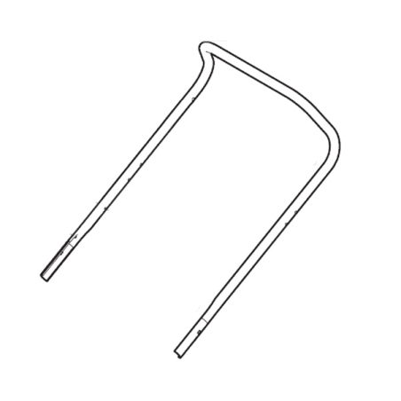 Handlebar upper part yellow battery mower Stiga - GGP - 381006754/2
