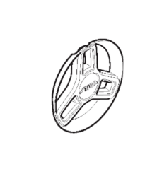 Rear wheel cover Stiga battery lawn mower - GGP - 322110745/0