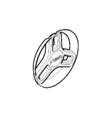 Stiga battery mower rear wheel hub cover - GGP - 322110746/0