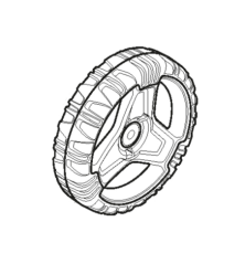 Roue tondeuse à batterie MODEL-1 Stiga - GGP - 381007806/0