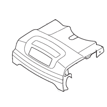 Graue Frontabdeckung Stiga Akkumäher – GGP – 381390126/0