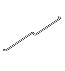 Stiga lawn mower wheel adjustment rod - GGP - 122033332/0