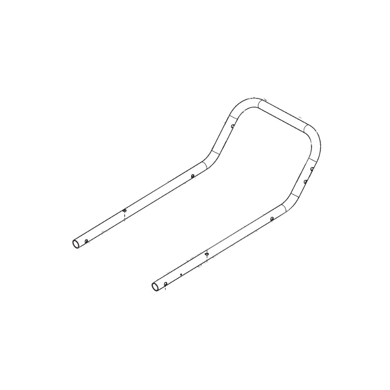 Guidon inférieur jaune tondeuse batterie Stiga - GGP - 381007556/0