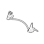 Achterwiel verbindingsas voor Stiga accugrasmaaier - GGP - 381302879/0 Achterwiel verbindingsas voor Stiga accugrasmaaier - GGP - 381302879/0