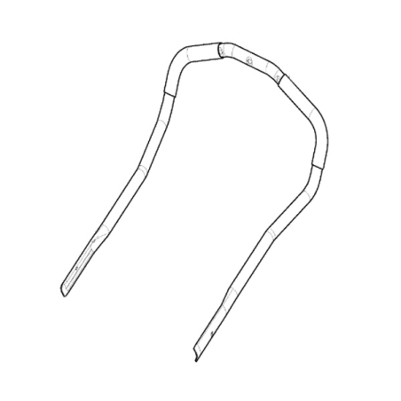 Upper handlebar Stiga battery mower - GGP - 381007635/0