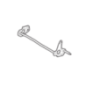 Voorwiel verbindingsas Stiga accu grasmaaier - GGP - 381302919/0 Voorwiel verbindingsas Stiga accu grasmaaier - GGP - 381302919/0