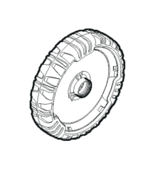 Roue tondeuse à batterie ⌀ 210mm Stiga - GGP - 381007498/0