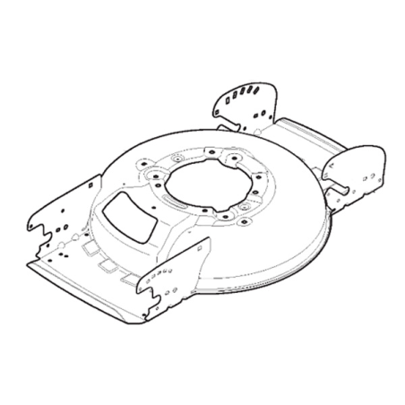 Châssis d'origine gris tondeuse à gazon batterie Stiga - GGP - 381004735/1