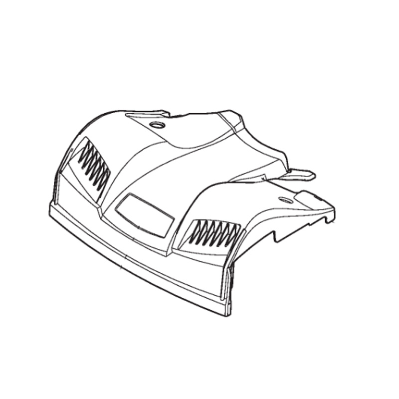 Grey front cover for Stiga battery lawnmower - GGP - 322226197/0 Grey front cover for Stiga battery lawnmower - GGP - 322226197/0