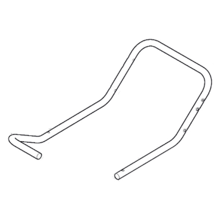 Yellow lower handlebar Stiga battery mower - GGP - 381006677/0