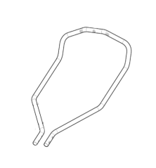 Upper handlebar with grip Stiga battery mower - GGP - 381007631/0