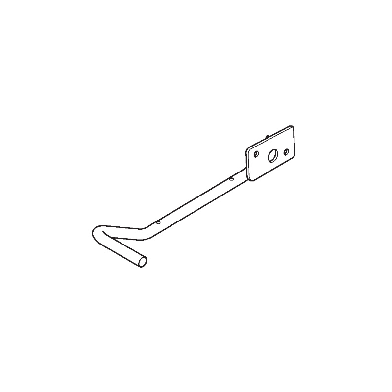 Manubrio parte inferiore destra Rasaerba a batteria Stiga - GGP - 381006385/0