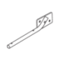Lower left handlebar Stiga battery mower - GGP - 381006387/0 Lower left handlebar Stiga battery mower - GGP - 381006387/0