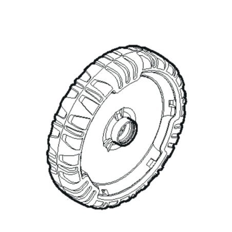 Aluminiumrad 210 mm Stiga Akku-Rasenmäher – GGP – 381007494/0