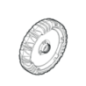 Aluminum wheel 210 mm Stiga battery lawn mower - GGP - 381007494/0
