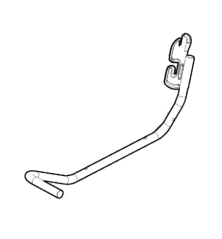 Lower right handlebar Stiga battery mower - GGP - 381007702/0