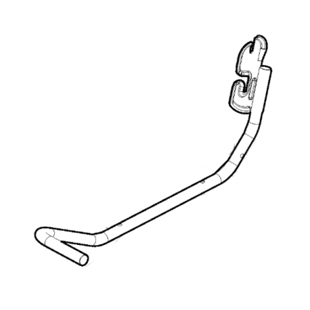 Lower right handlebar Stiga battery mower - GGP - 381007702/0