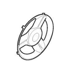 Stiga battery mower rear hub cover - GGP - 322110729/0