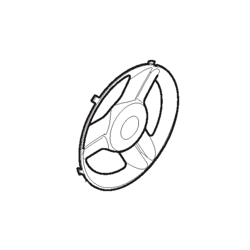 Stiga battery mower rear hub cover - GGP - 322110729/0