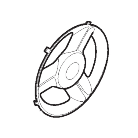 Stiga battery mower rear hub cover - GGP - 322110729/0
