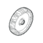 Ruota in alluminio 240 mm per tosaerba a batteria Stiga - GGP - 381007800/0 Ruota in alluminio 240 mm per tosaerba a batteria Stiga - GGP - 381007800/0