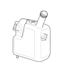 Depósito de combustible para tractor cortacésped Stiga - GGP - 325735134/0